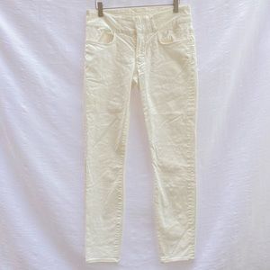 Helmut Lang White Skinny Jeans